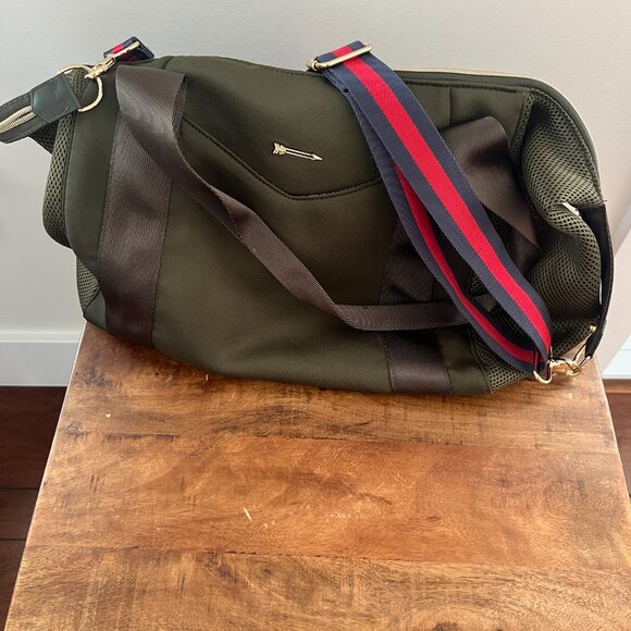 Stella & Dot Crush It Olive Duffel Bag - Picture 5 of 5
